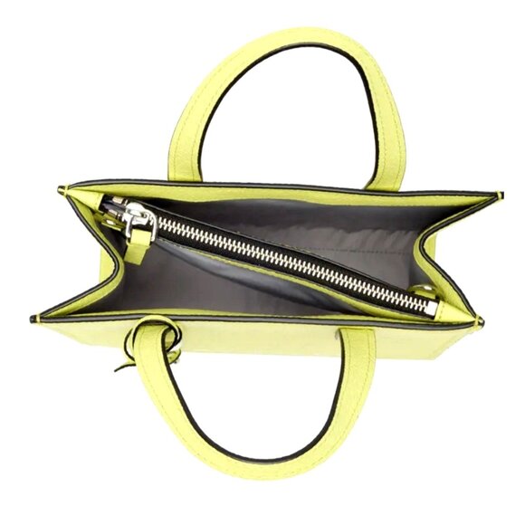 New Marc Jacobs Mini Grind Leather Tote Limoncello - Picture 6 of 6
